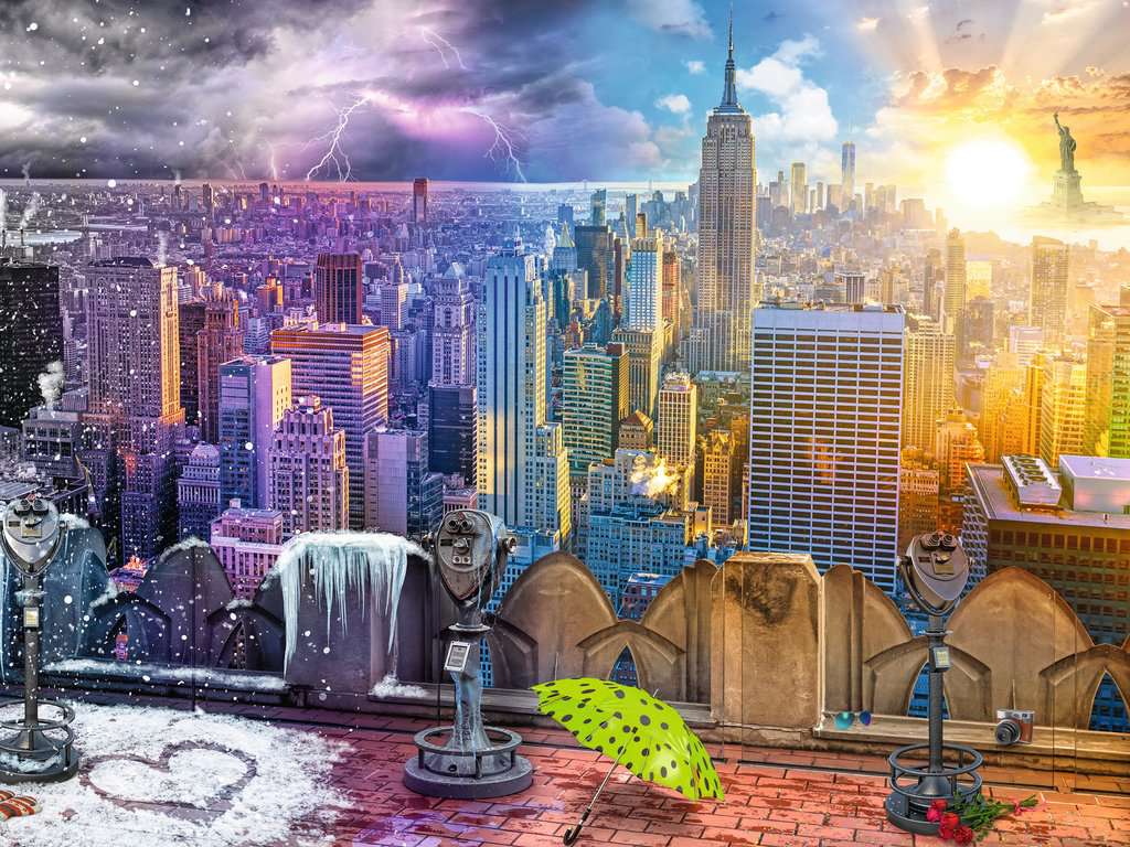 Les saisons à New York (1500 pièces) – Ravensburger
