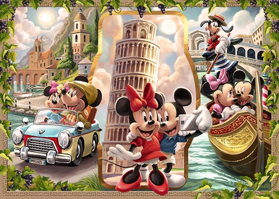 Boîte du casse-tête Mickey et Minnie en vacances (1000 pièces) - Ravensburger