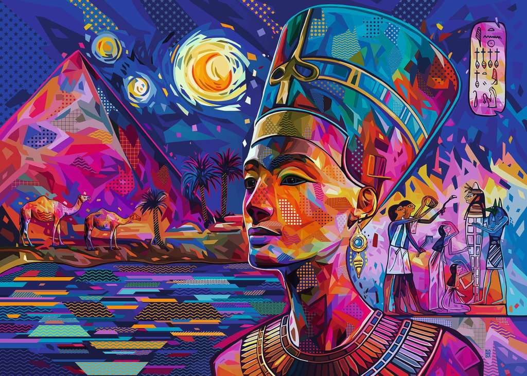 Nefertiti sur le Nil (1000 pièces) – Ravensburger