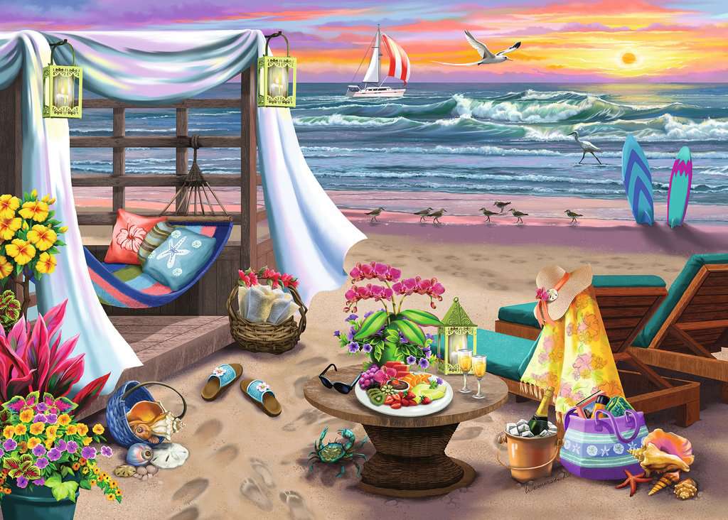 Soirée sur la plage (500 pièces Large) – Ravensburger