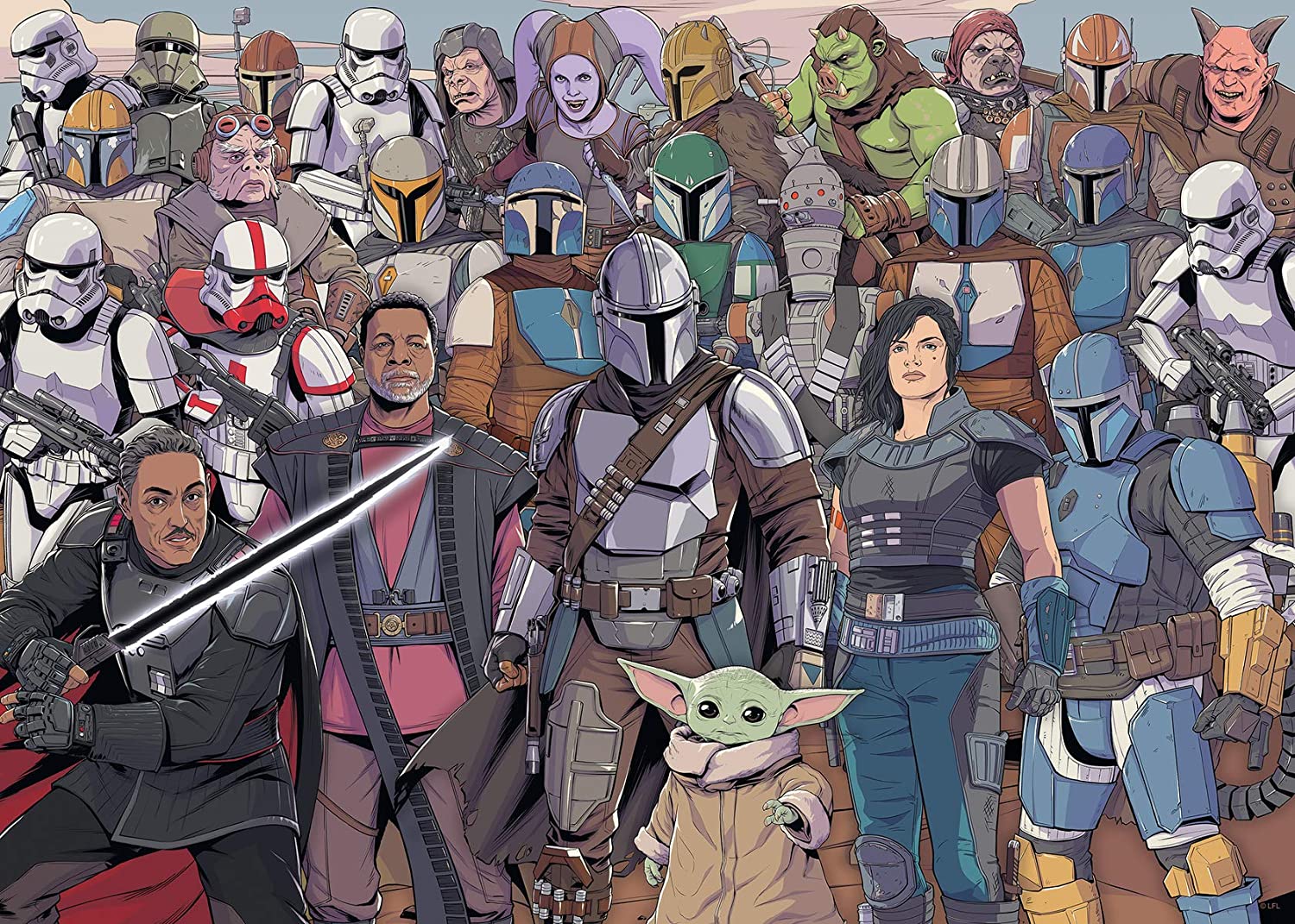 The Mandalorian Challenge (1000 pièces) – Ravensburger