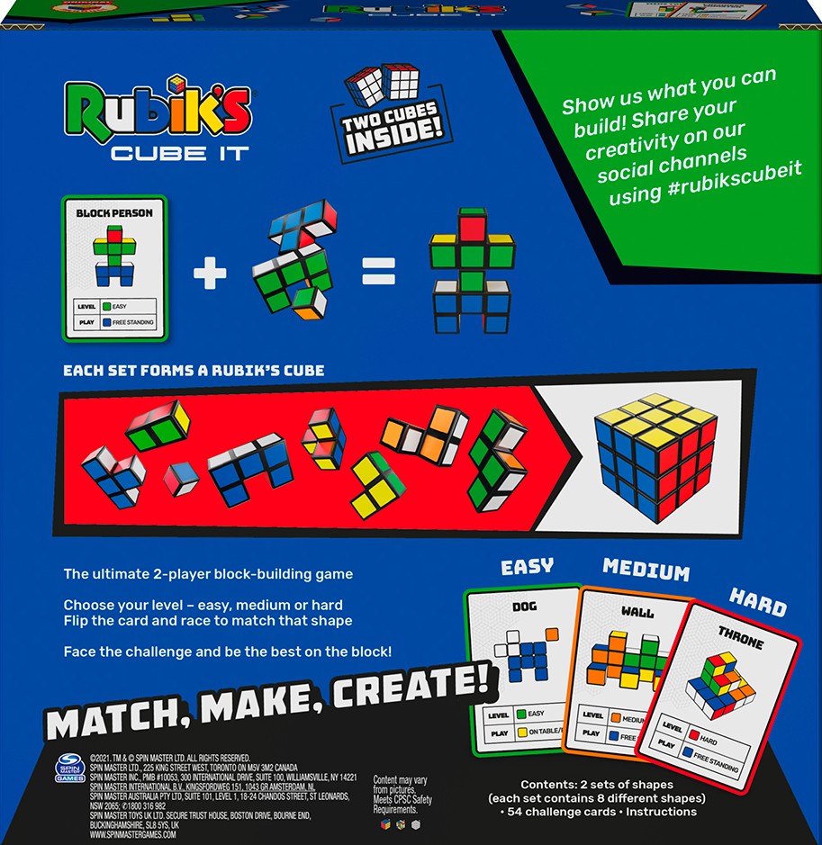 Présentation du jeu Rubik's - Cube It