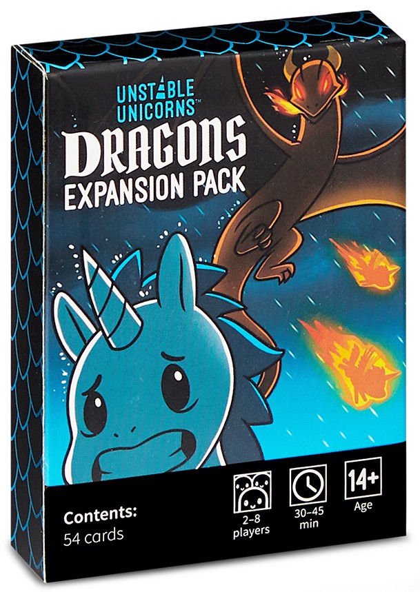 Boîte du jeu Unstable Unicorns - Dragons (ext) (VF)