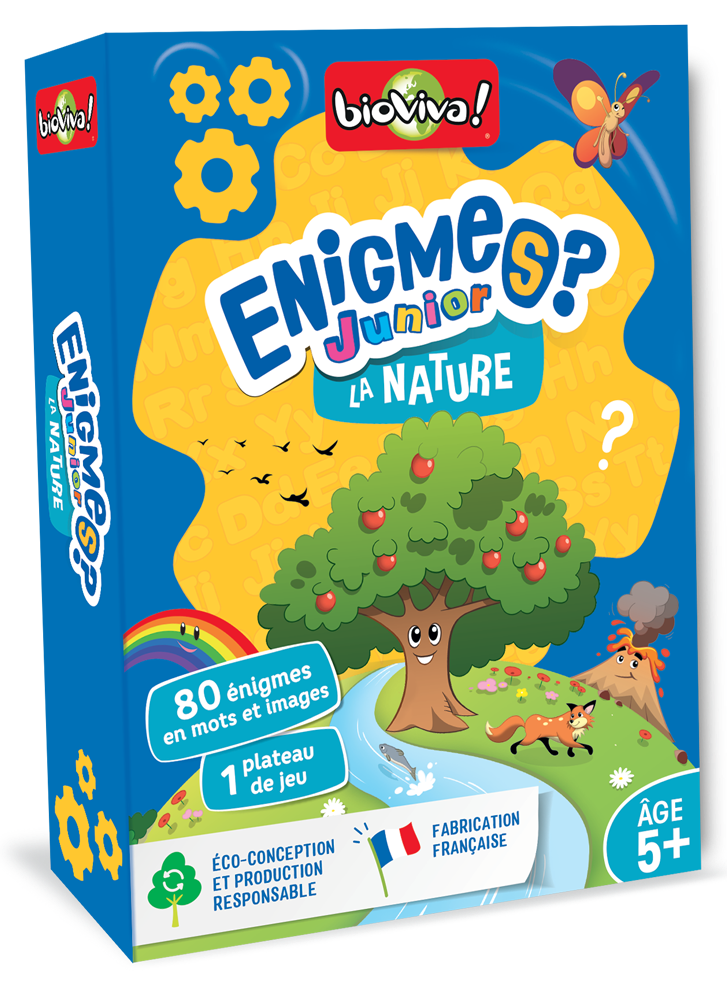 Boîte du jeu Enigmes Junior - La Nature