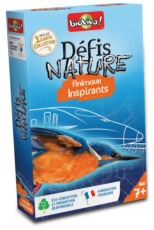 Boîte du jeu Défis Nature : Animaux Inspirants