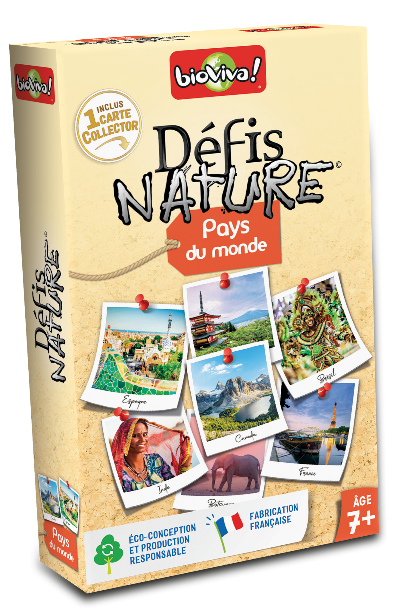 Boîte du jeu Défis Nature : Pays du Monde