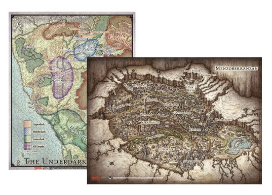 Boîte du jeu Donjons & Dragons - Out of the Abyss Map Set