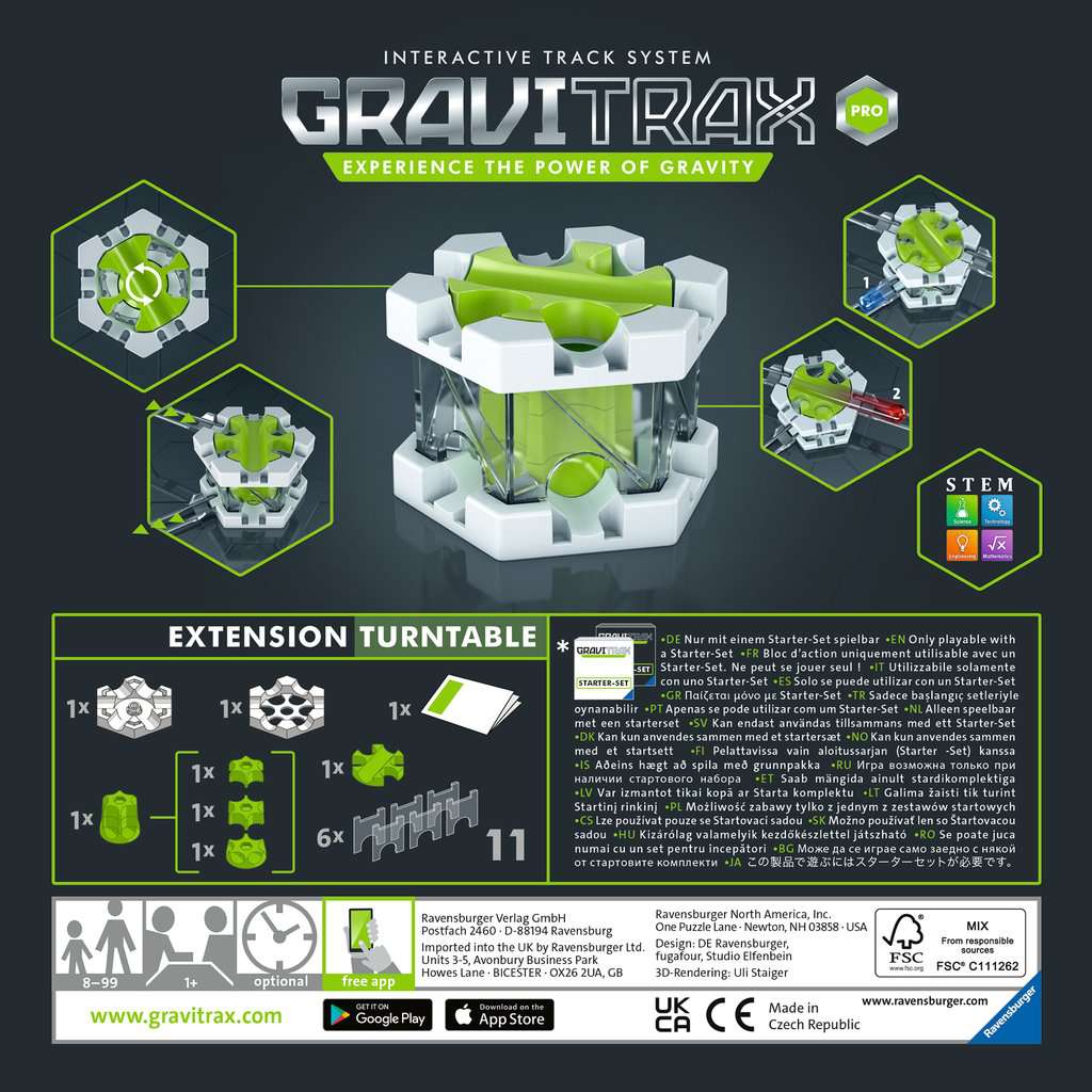 Présentation du jeu GraviTrax Pro - Turntable (ext)