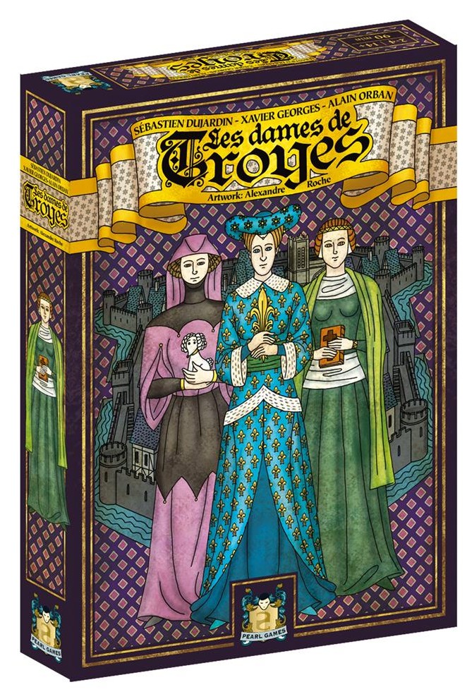 Boîte du jeu Les Dames de Troyes (ext)