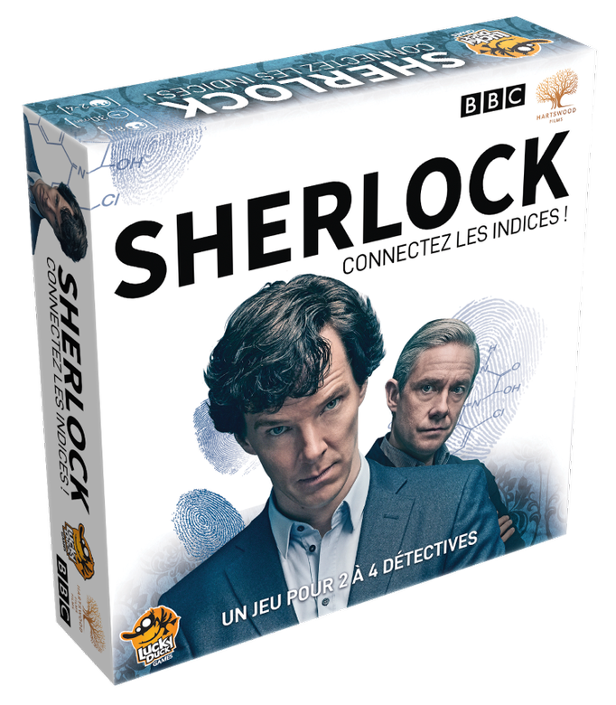 Boîte du jeu Sherlock - Connectez les indices