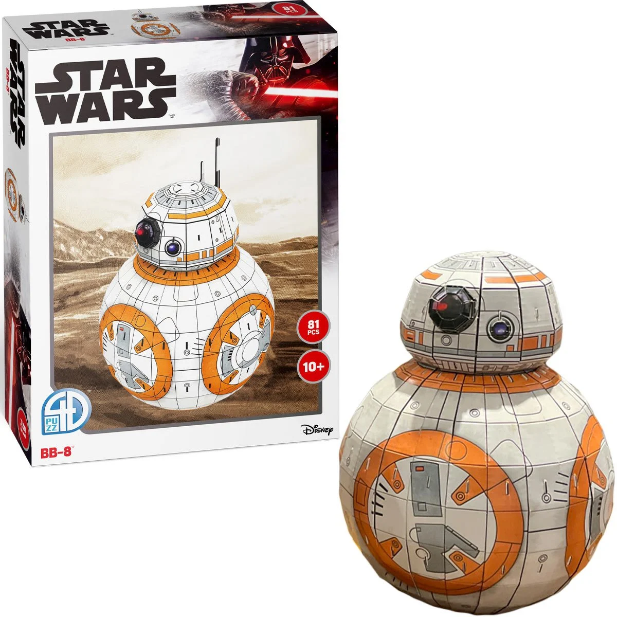 Boîte du casse-tête Star Wars BB-8 (81 pièces) 3D - 4D Brands