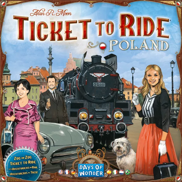 Boîte du jeux Les Aventuriers du Rail : Pologne (ext)