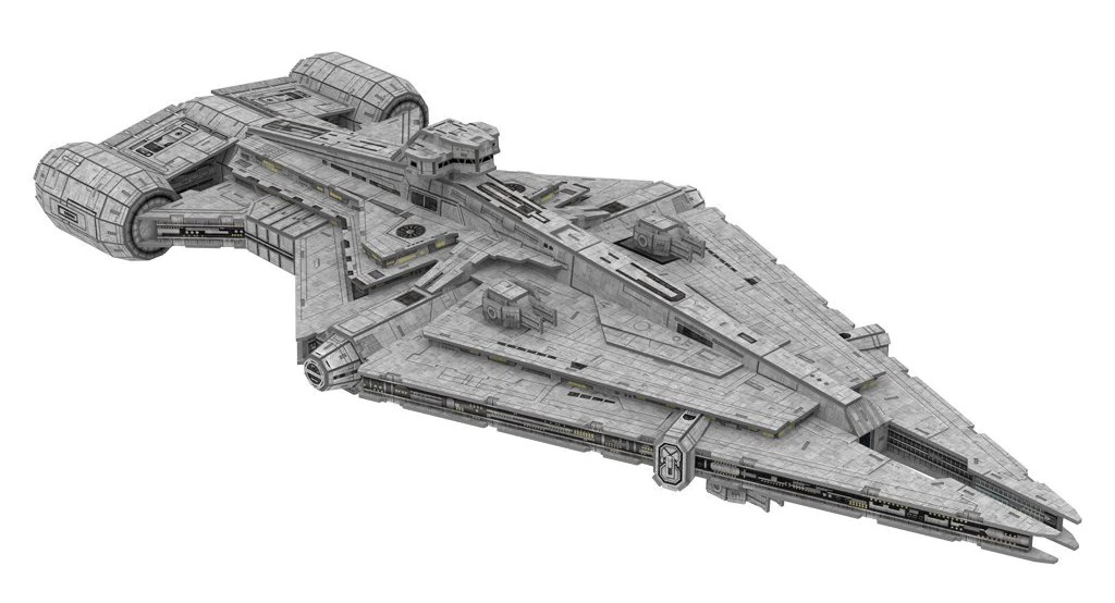 Boîte du jeu Star Wars Imperial Light Cruiser (265 pièces) 3D - 4D Brands