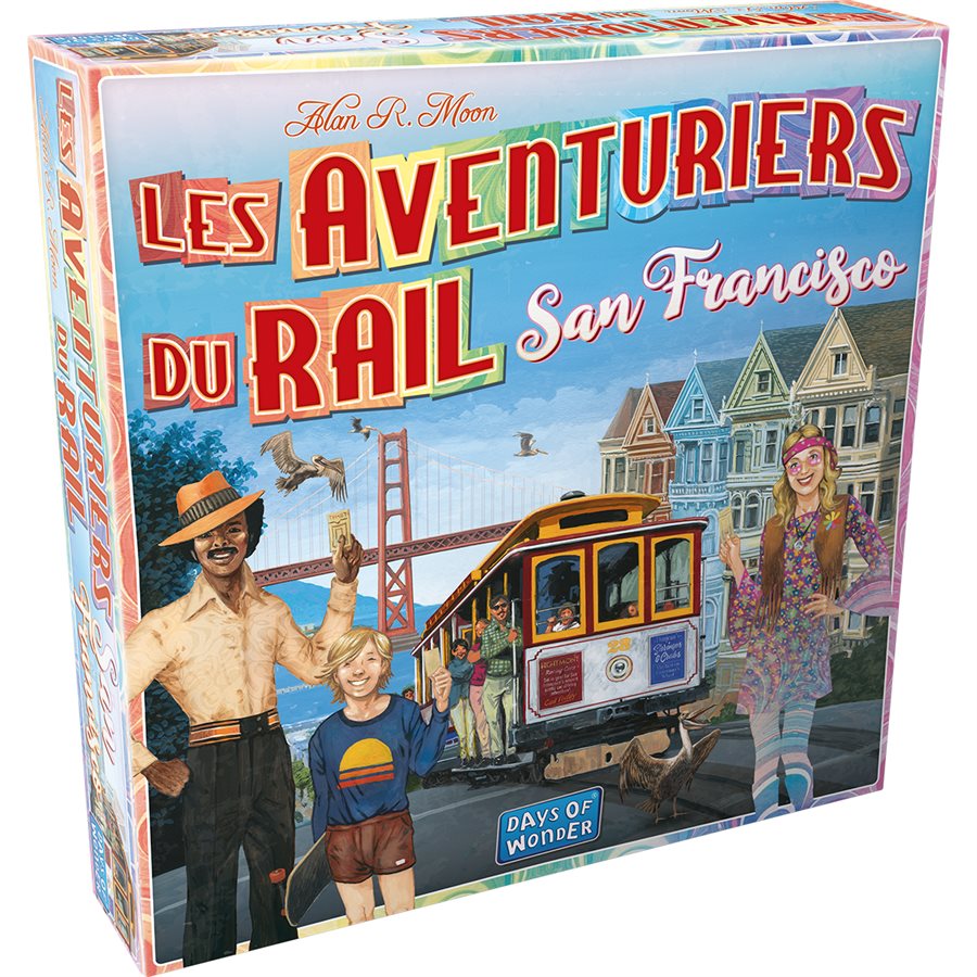 Boîte du jeu Les Aventuriers du Rail Express: San Francisco