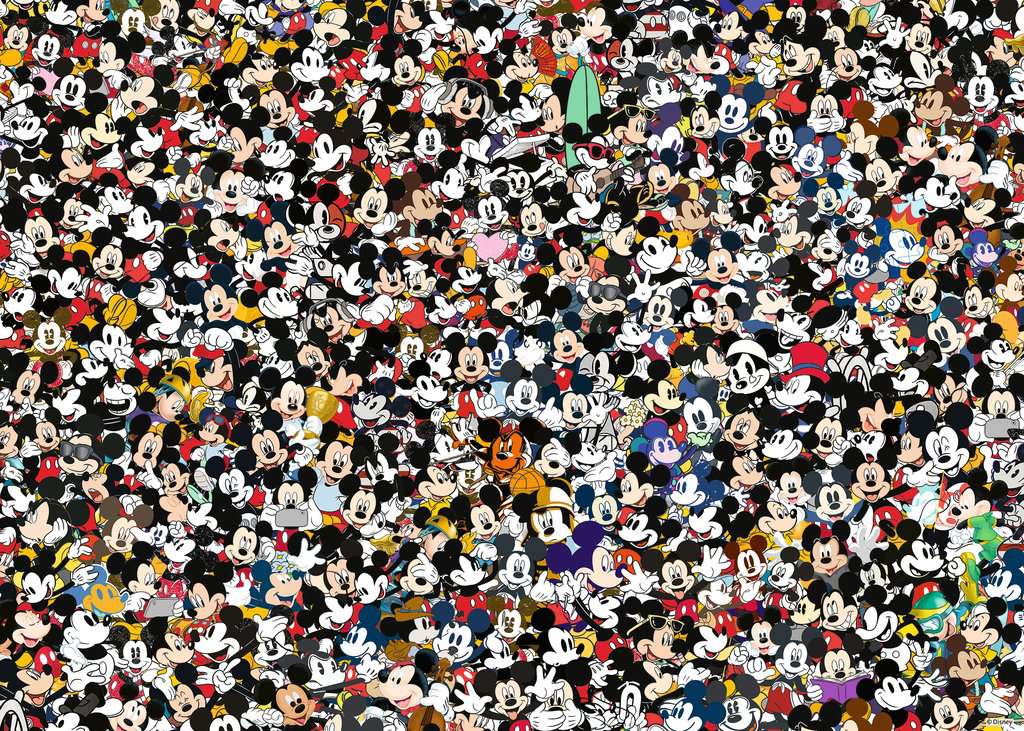 Boîte du casse-tête Mickey Mouse (1000 pièces) - Ravensburger