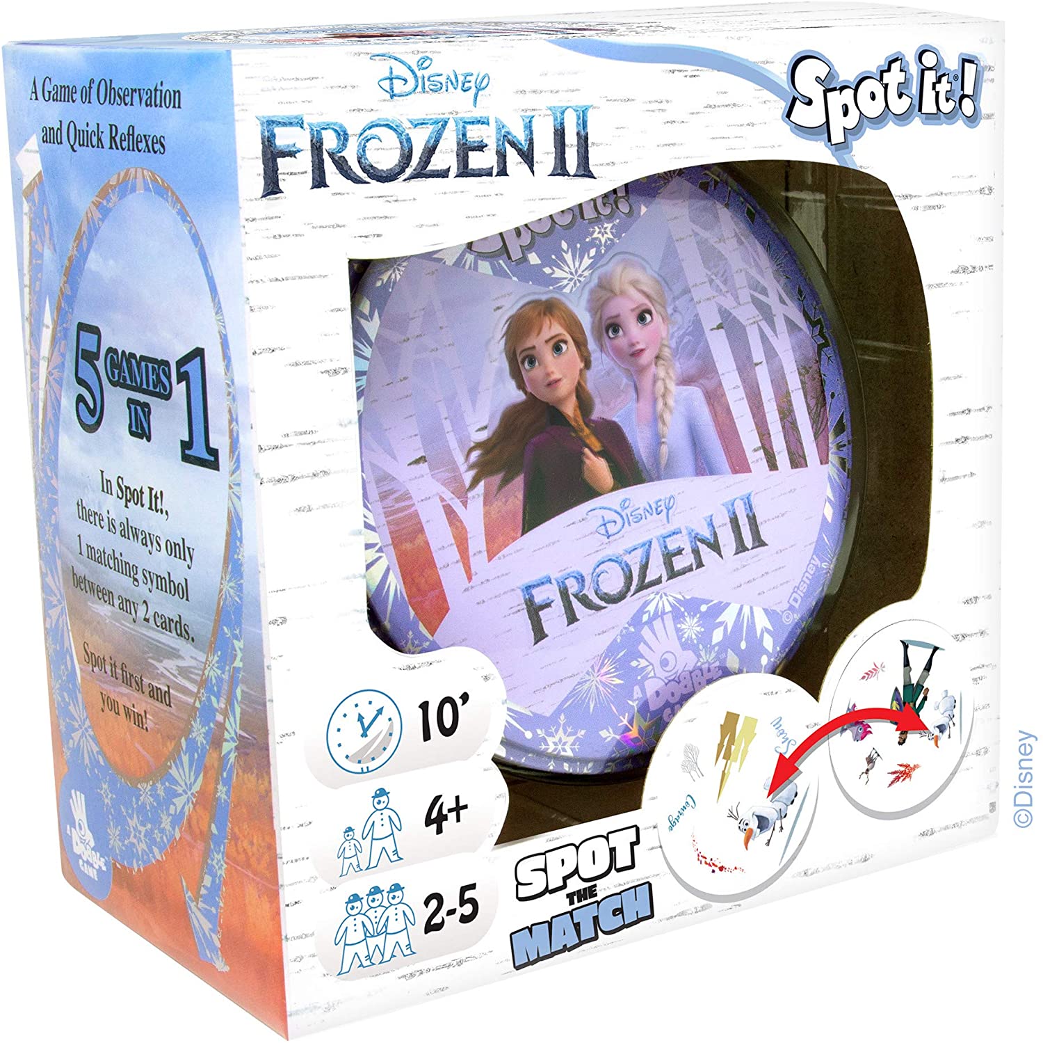 Boîte du jeu Spot it!/Dobble Frozen 2 (ML)