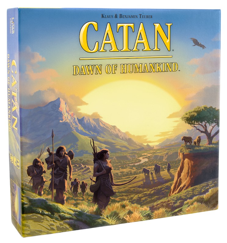 Boîte du jeu Catan: L'Aube de l'humanité