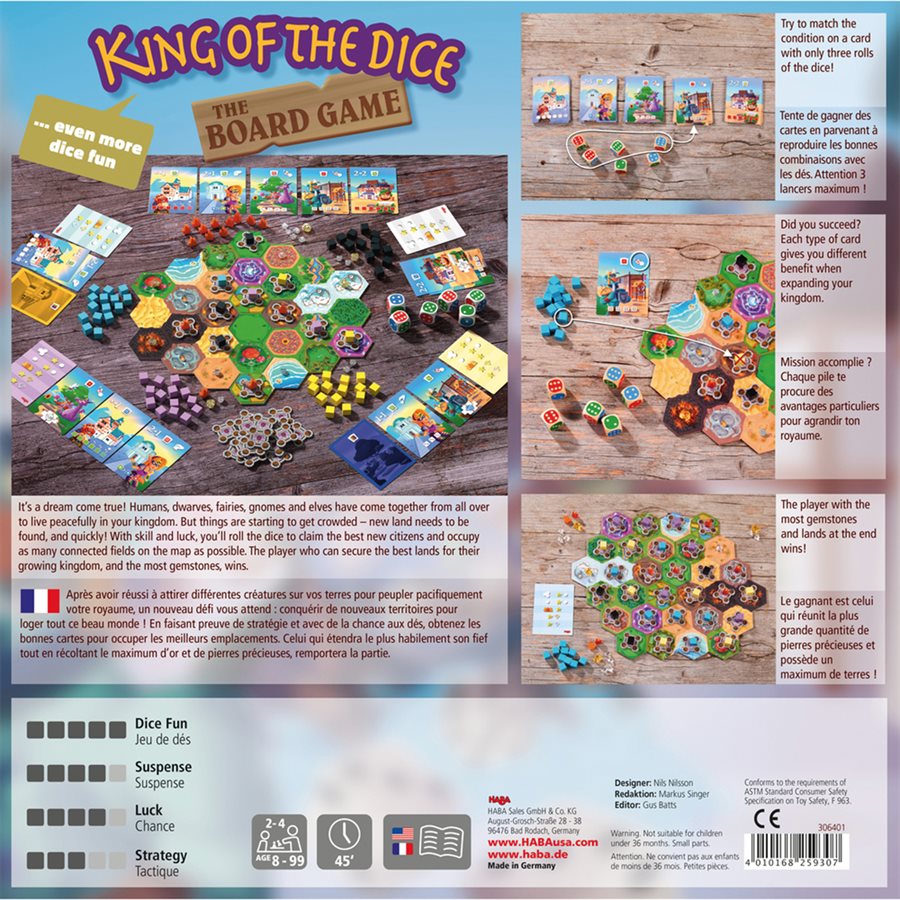 Présentation du jeu King of the Dice - The Board Game (ML)