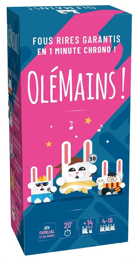 Boîte du jeu OléMains!