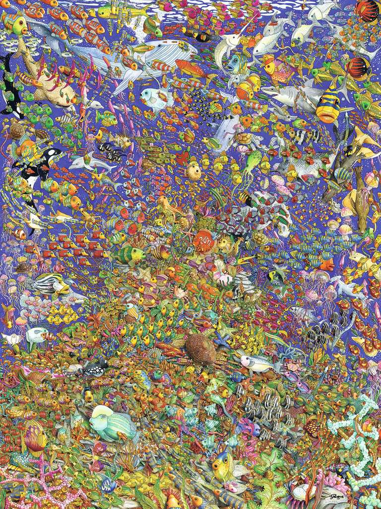 Banc de Poissons (1500 pièces) – Ravensburger