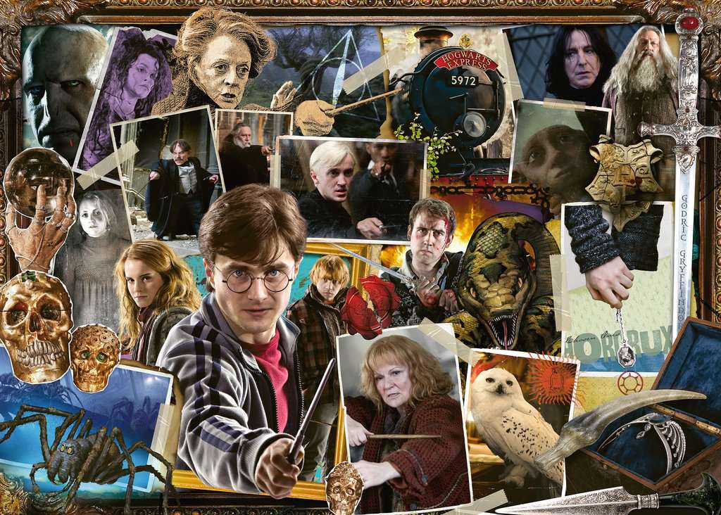 Boîte du casse-tête Harry Potter contre Voldemort (1000 pièces) - Ravensburger