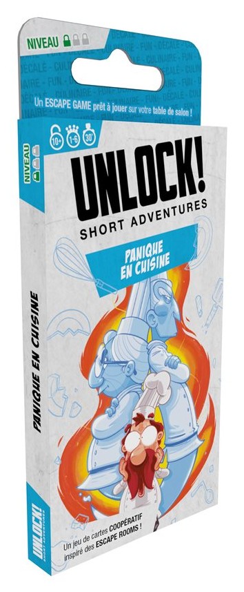 Boîte du jeu Unlock ! Short Adventures #1: Panique en cuisine
