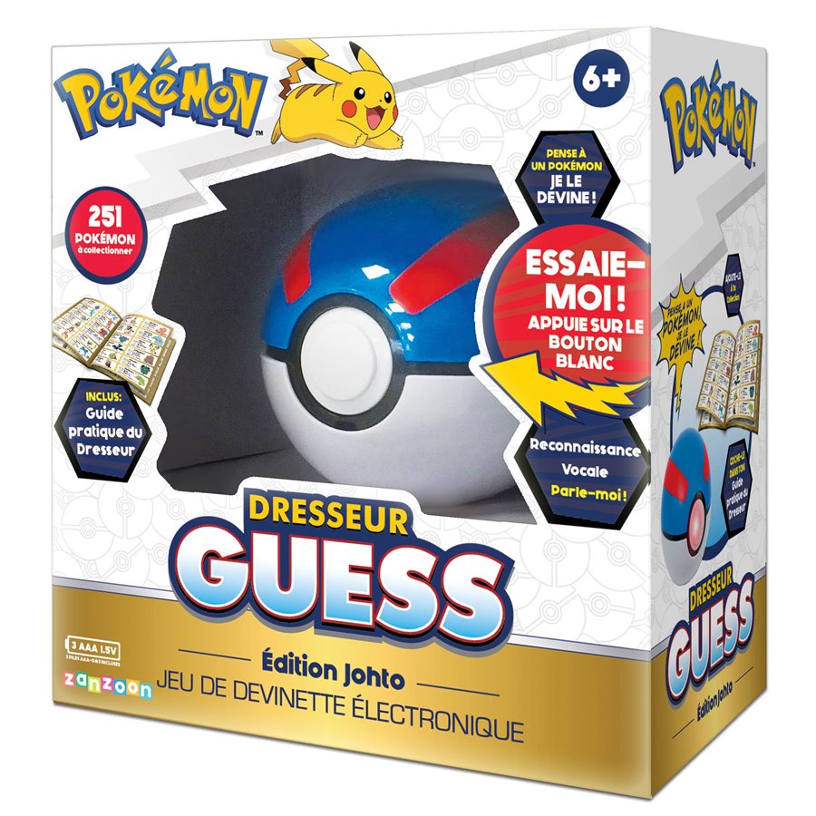 Boîte du jeu Pokémon Dresseur Guess - Édition Johto (VF)
