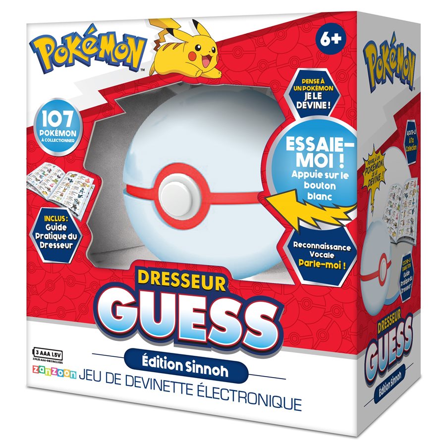 Boîte du jeu Pokémon Dresseur Guess - Édition Sinnoh (VF)