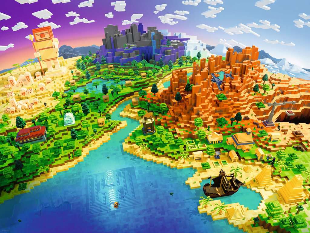 Le monde de Minecraft (1500 pièces) – Ravensburger