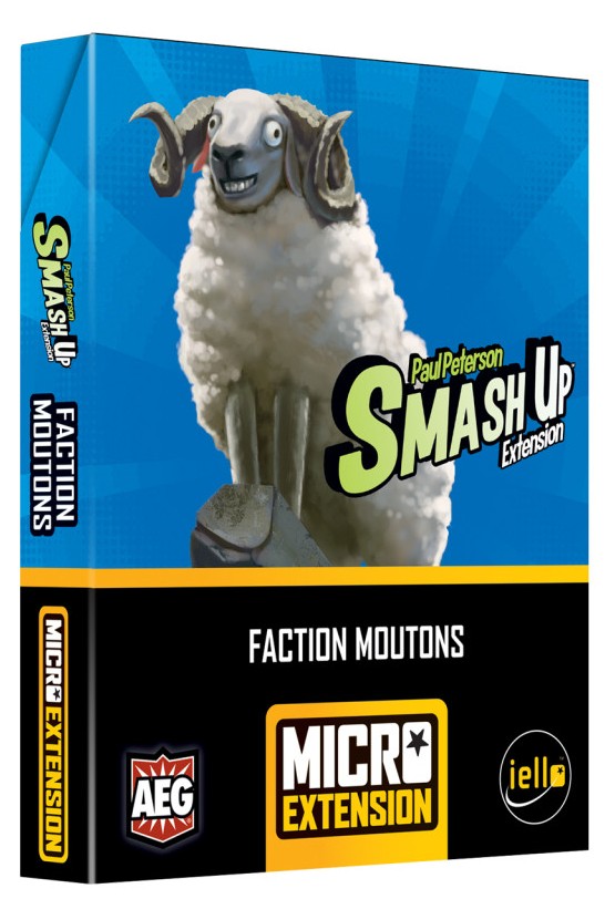 Boîte du jeu Smash Up - Faction Moutons (Micro ext)
