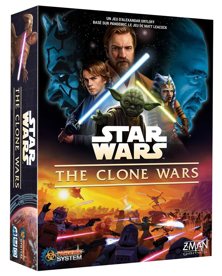 Boîte du jeu Star Wars: The Clone Wars - A Pandemic System Game (VF)