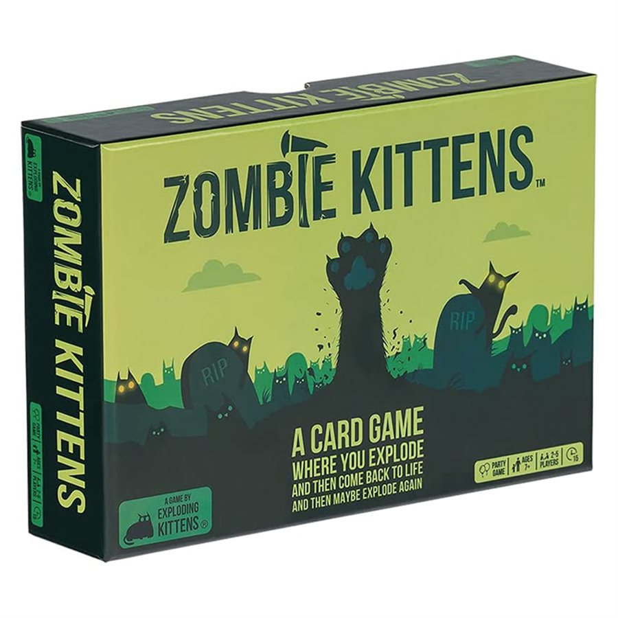 Boîte du jeu Exploding Kittens - Zombie Kittens (VF)