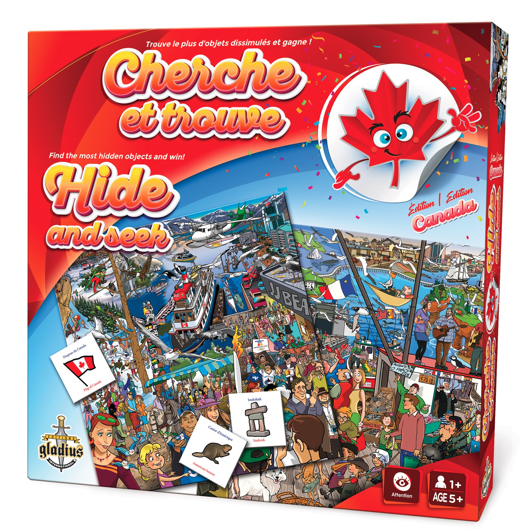 Boîte du jeu Cherche et Trouve - Canada