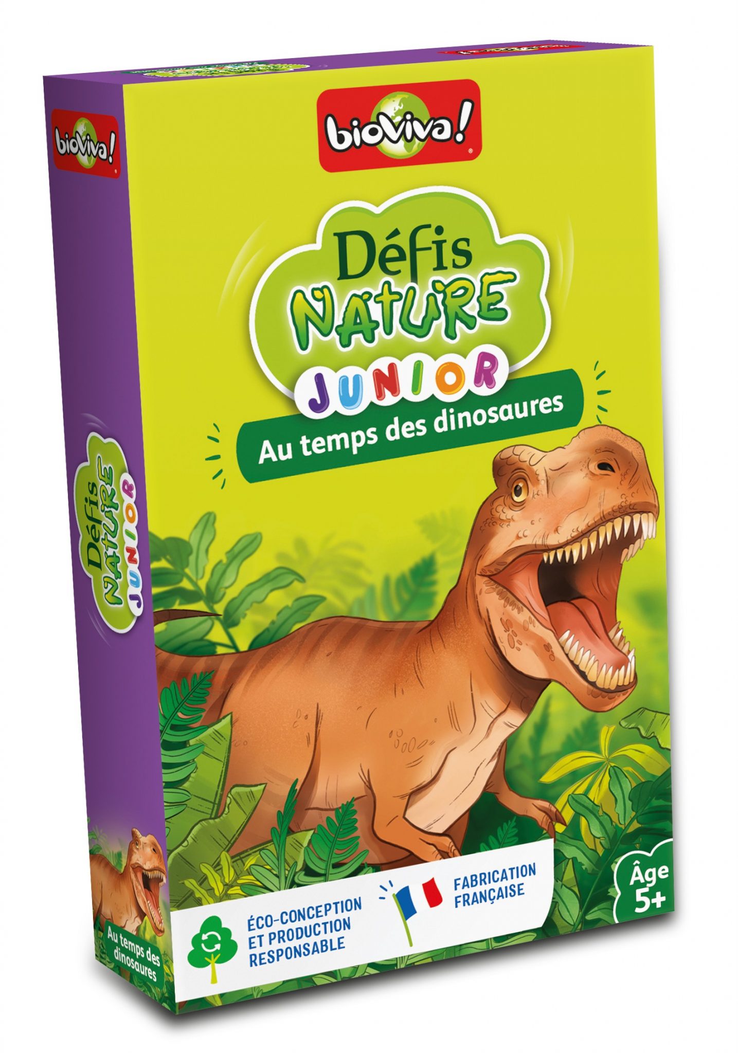 Boîte du jeu Défis Nature Junior: Au Temps des Dinosaures