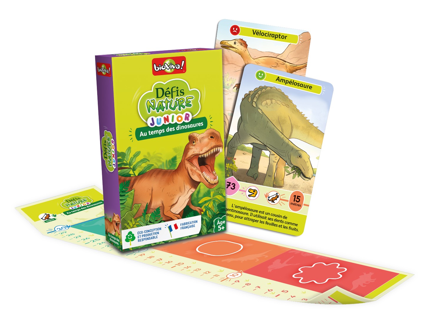 Présentation du jeu Défis Nature Junior: Au Temps des Dinosaures