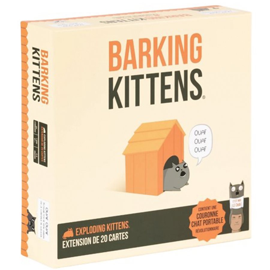 Boîte du jeu Exploding Kittens - Barking Kittens (ext) (VF)