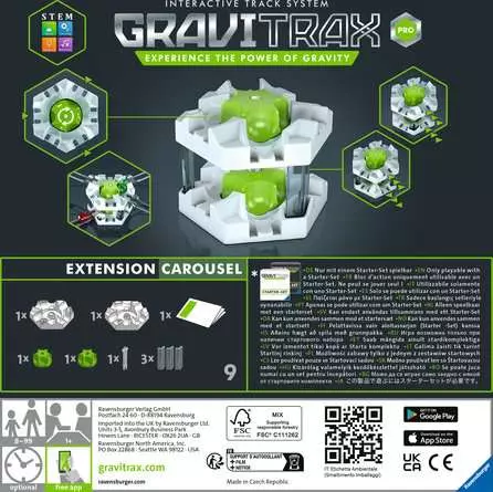 Présentation du jeu GraviTrax Pro - Carousel (ext)