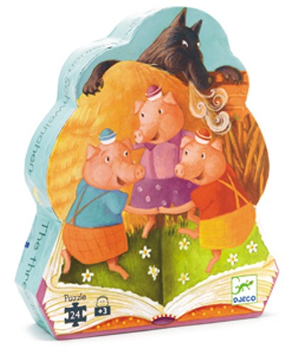 Silhouette – 3 Petits cochons (24 pièces) – Djeco