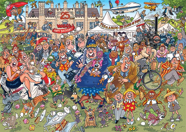 Wasgij Original 40 – La Garden-Party du 25e Anniversaire (1000 pièces) – Jumbo