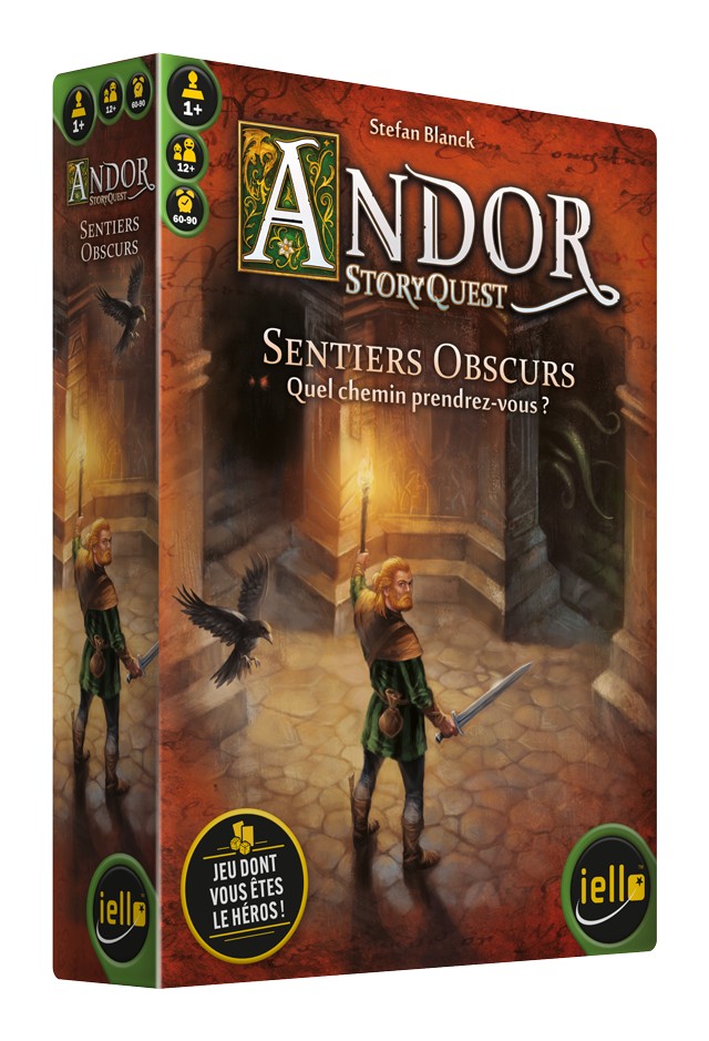 Boîte du jeu Andor: StoryQuest - Sentiers Obscurs