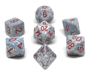 Set De 7 Dés Polyédriques Chessex - Violet Avec Chiffres Blancs, Neufs, Pour Jeux De Rôle (JDR) Ou Collection