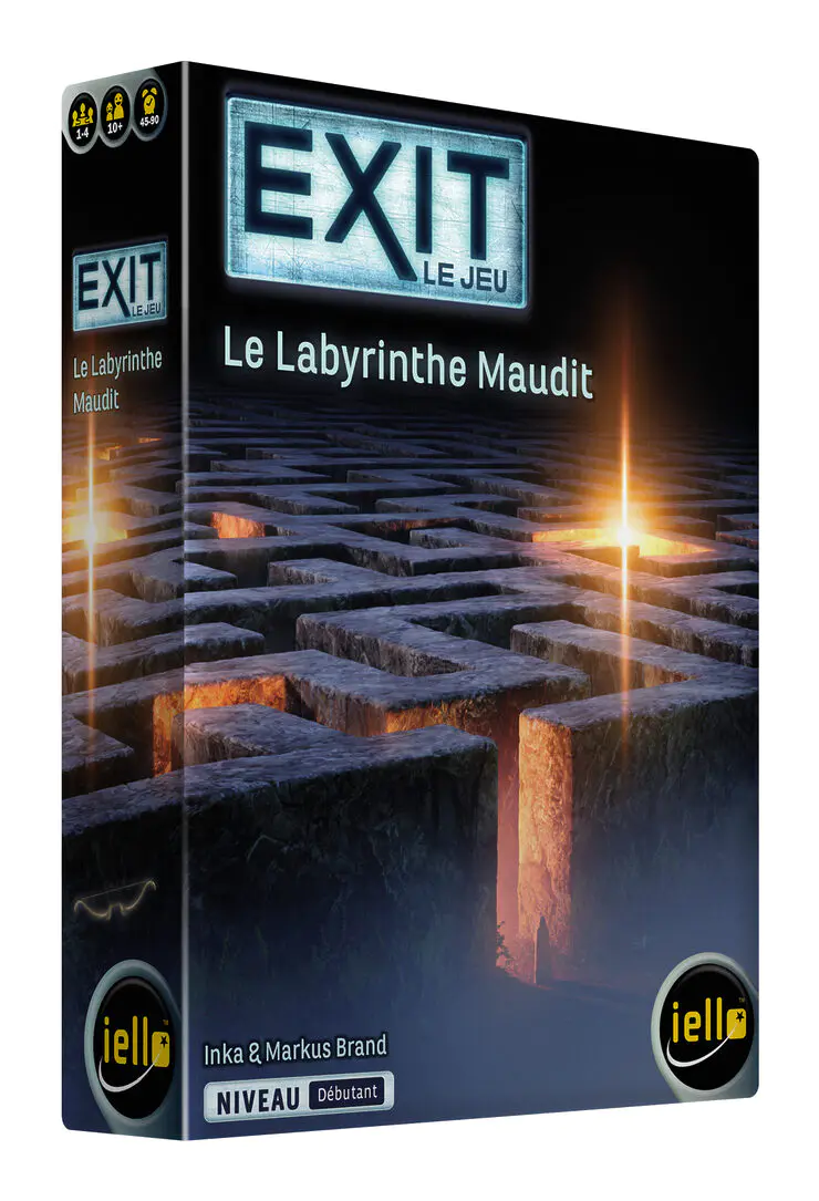 Boîte du jeu Exit : Le Labyrinthe Maudit
