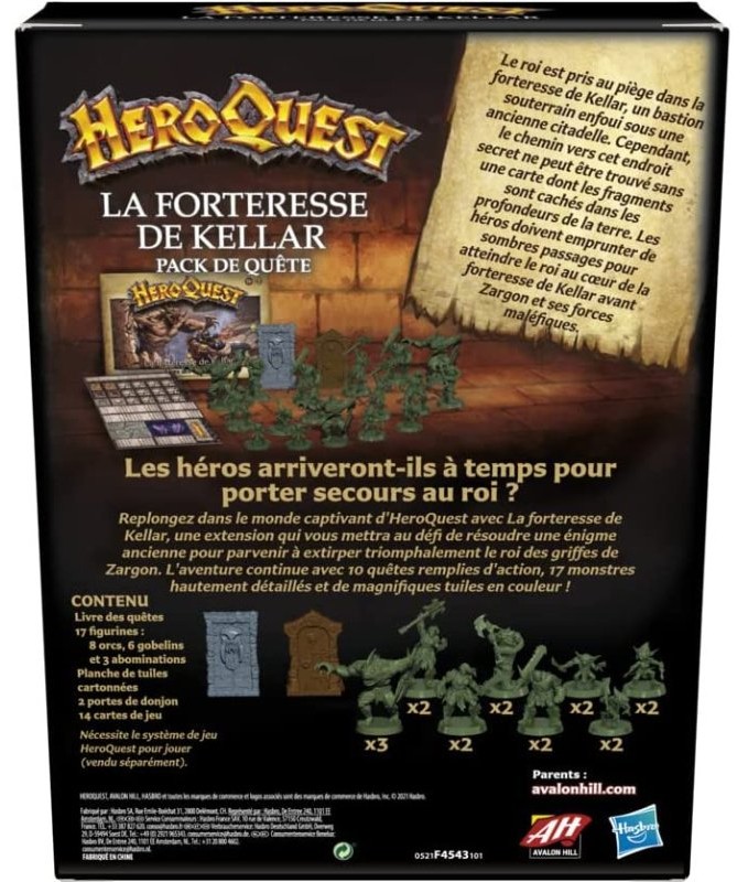Heroquest - extension l'horreur des glaces - Jeux de société -Hasbro