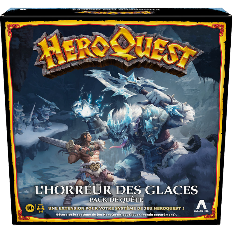 Boîte du jeu HeroQuest - L'Horreur des Glaces (ext 3)