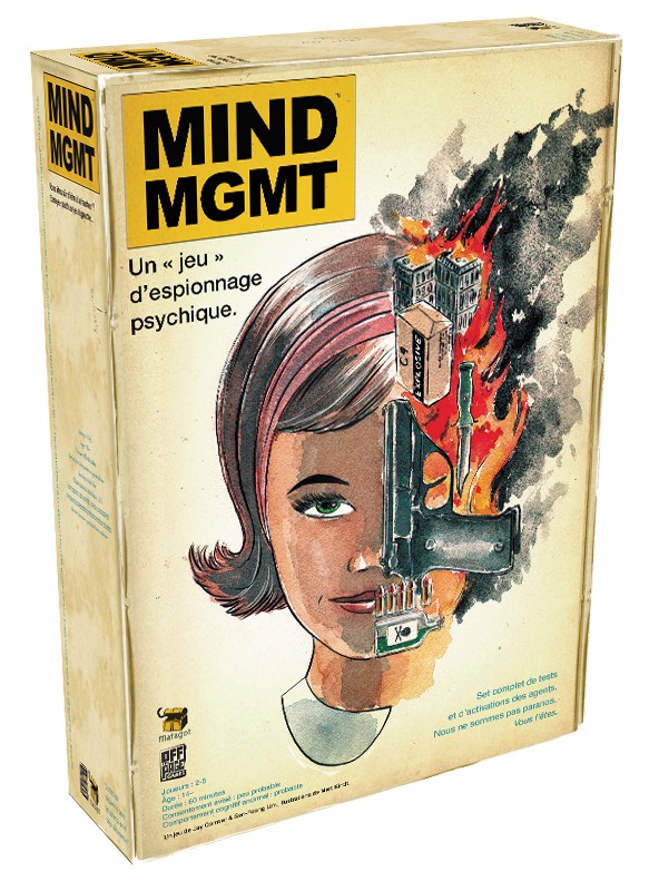 Boîte du jeu Mind MGMT: Un Jeu d'Espionage Psychique (VF)
