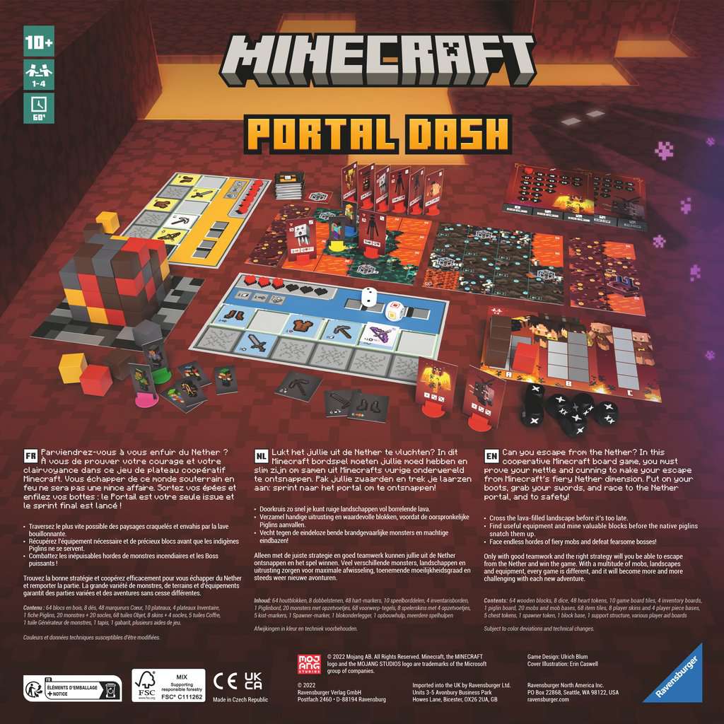 Présentation du jeu Minecraft Portal Dash (ML)