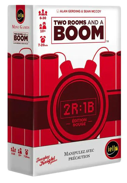 Boîte du jeu Two Rooms and a Boom - Édition Rouge (VF)