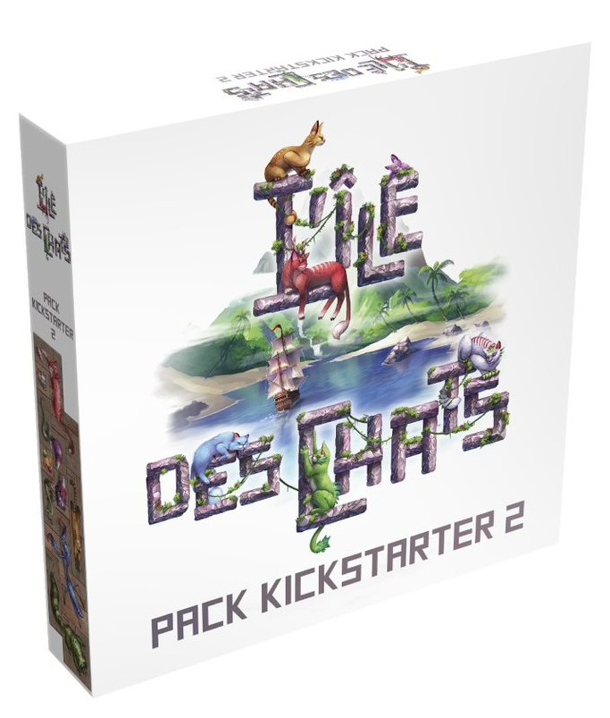 Boîte du jeu L'Île des chats - Pack Kickstarter 2