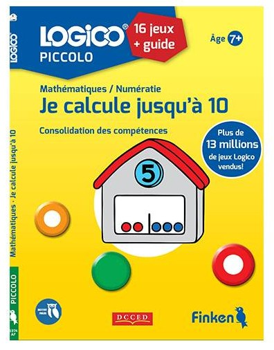 Boîte du jeu Logico: Piccolo - Je Calcul jusqu'à 10 (16 Fiches) (ext)