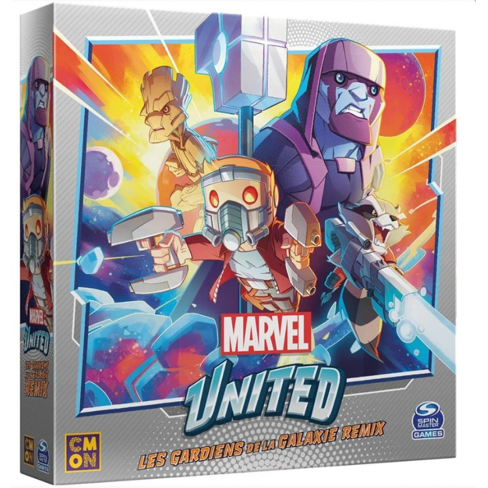 Boîte du jeu Marvel United - Les Gardiens de la Galaxie Remix (ext)